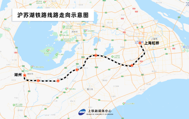 新进展！「沪苏湖铁路」顺利引入上海虹桥枢纽