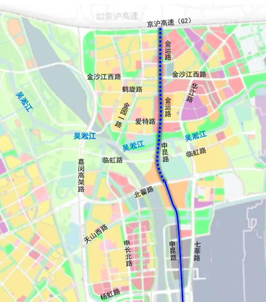 对接虹桥商务区，这条道路选线规划草案正在公示
