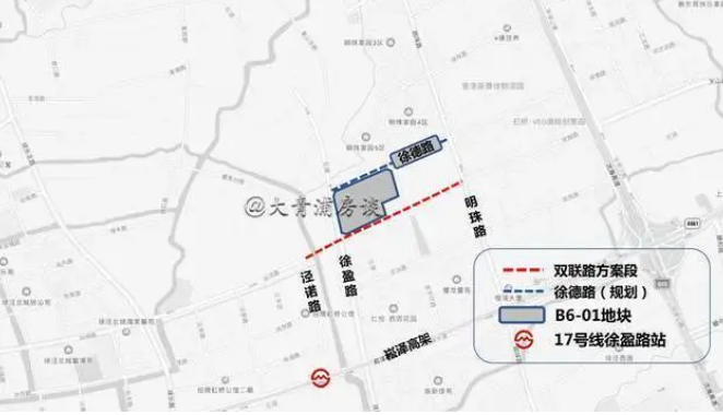 虹桥商务区及拓展区青浦徐泾片区2条新建道路方案设计公示